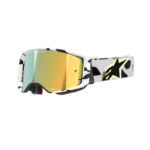 Óculos ALPINESTARS Supertech Corp White / Gold / Mirror Gold Lens 2025